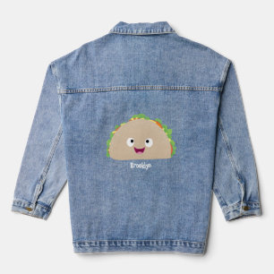 Caricature joli sourire taco dessin animé