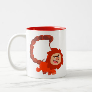 Caricature mignonne souriante Manticore Mug