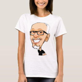  Caricature of a Man with Glasses T-Shirt