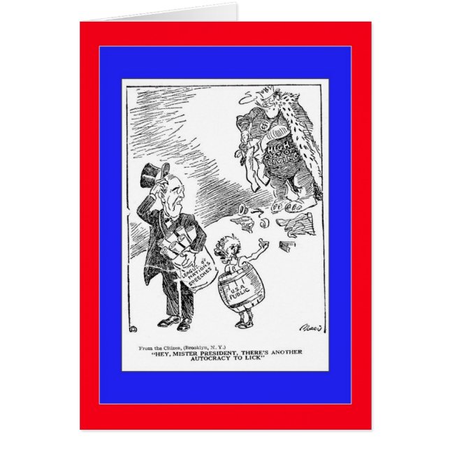 Caricature politique de 1919 (Devant)