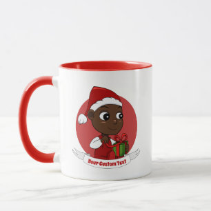 Caricature pour bébé Noël mignon Mug