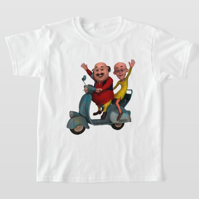 Caricature pour enfants motu patlu T-Shirt (Poser)