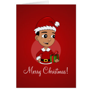 Caricature pour garçon de Noël