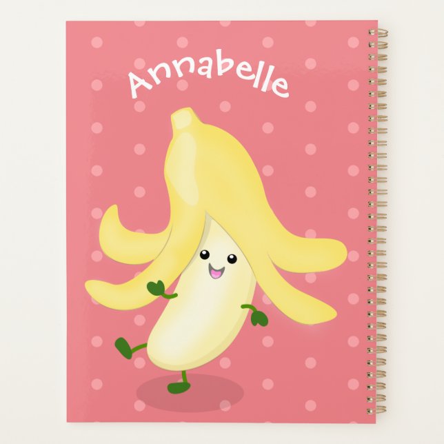 Caricature sur la banane de Cute kawaii (Dos)