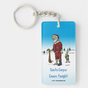 Caricature Zombie de père Noël Corpse