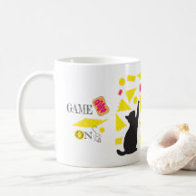 caricatures amusantes de tasses de café ou de thé
