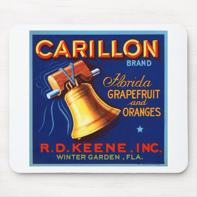 Carillon Brand Florida Grapefruit Mousepad (Vorne)