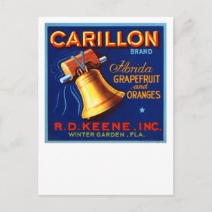 Carillon Brand Florida Grapefruit Postkarte