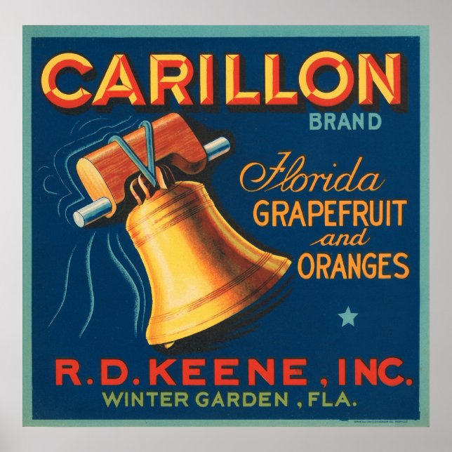Carillon Florida Grapefruit und Orange Poster (Vorne)