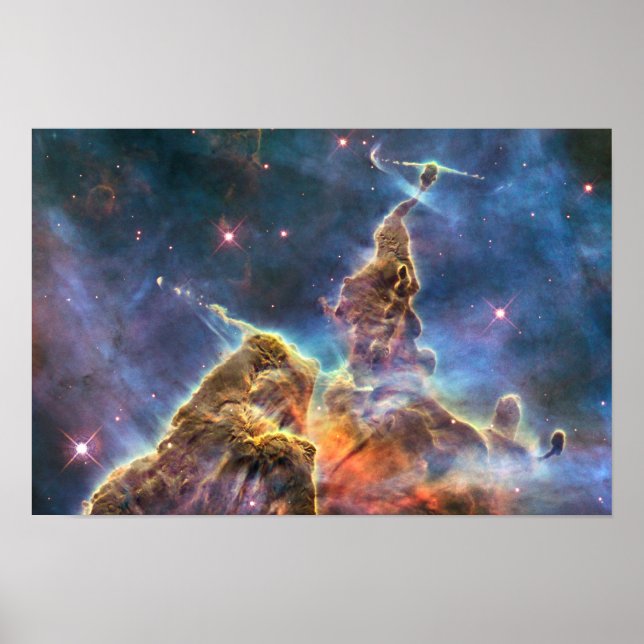 Carina-Nebel-Druck Poster (Vorne)