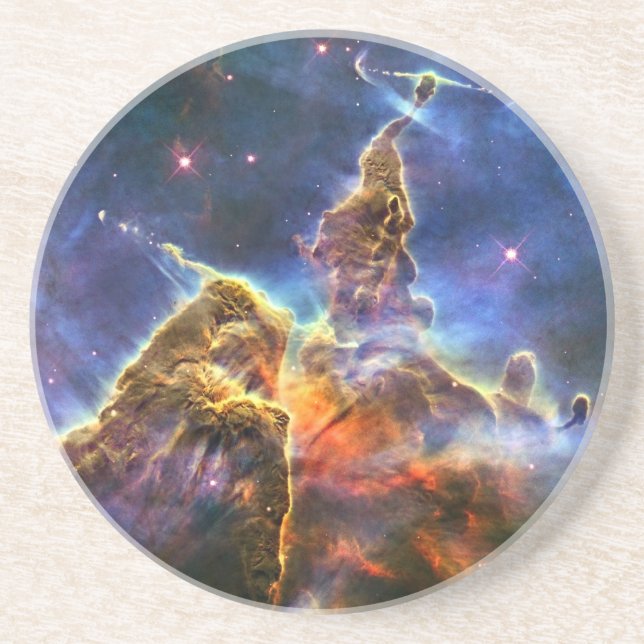 Carina-Nebel (Hubble-Teleskop) Getränkeuntersetzer (Vorne)