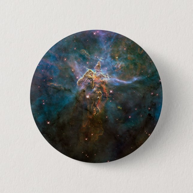 Carina-Nebel im Weltraum Button (Vorderseite)