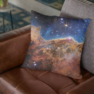 Carina-Nebel Kosmische Klippen James Webb Hochaufl Kissen
