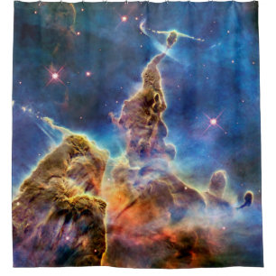 Carina-Nebel Mystic Mountain Weltraumfoto Duschvorhang