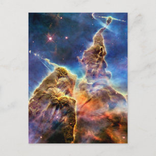 Carina-Nebel Mystic Mountain Weltraumfoto Postkarte