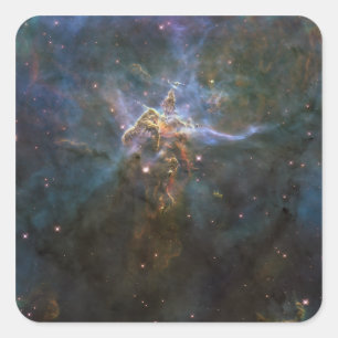 Carina-Nebel Sternbildende Säulen Quadratischer Aufkleber