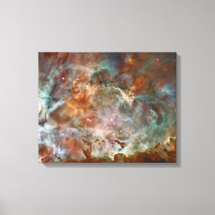 Carina-Nebelfleck-Dunkelheits-Wolken Leinwanddruck
