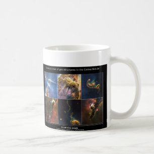 Carina-Nebelfleck führt Tasse einzeln auf