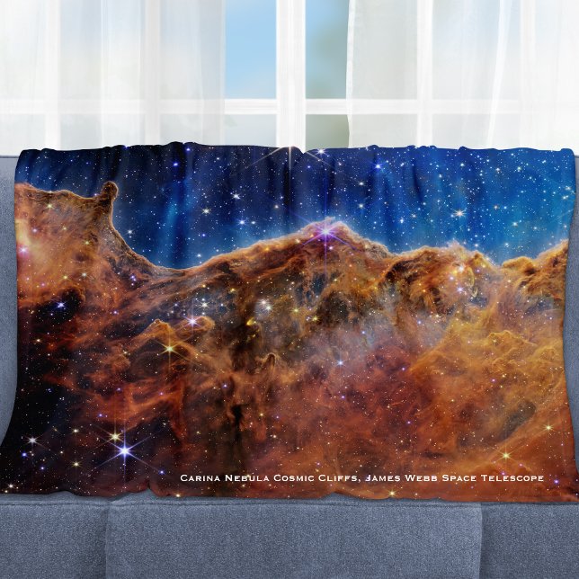 Carina Nebula Cosmic Cliffs James Webb HiRes Fleecedecke (Von Creator hochgeladen)