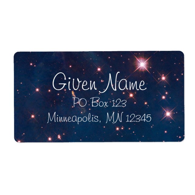 Carina Nebula Label (Vorne)