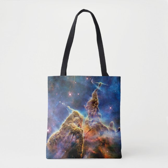 Carina Nebula Mystic Mountain Foto Tasche (Vorderseite)