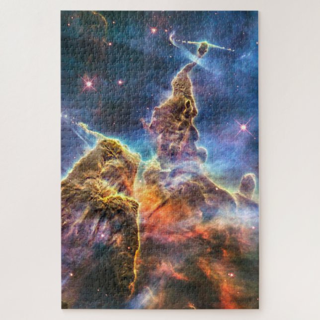 Carina Nebula Mystic Mountain Weltraumuniversum (Vertikal)
