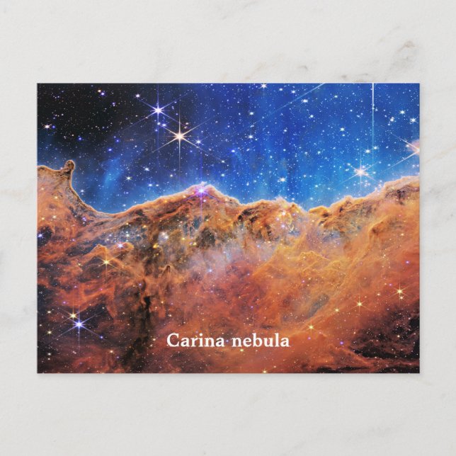 Carina nebula postkarte (Vorderseite)