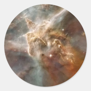 Carina Nebula Region Star Forming Detail Runder Aufkleber