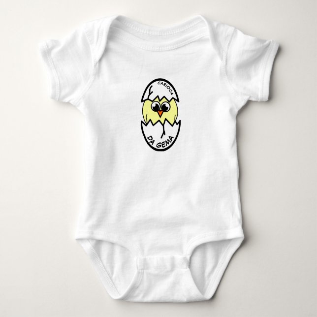 Carioca da Gema Baby Bodysuit Strampler (Vorderseite)