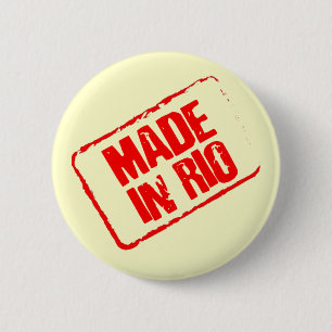 CARIOCA IN RIO-BRIEFMARKE BUTTON