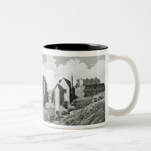 Carisbrook Schloss, Insel von Wight, Platte I Zweifarbige Tasse
