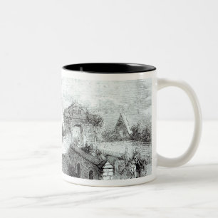 Carisbrook Schloss, Insel von Wight Zweifarbige Tasse