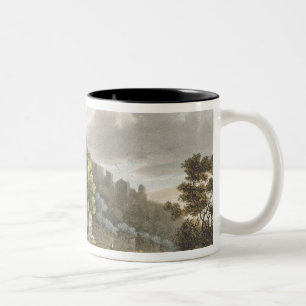 Carisbrook Schloss, 'von der Insel von Wight Zweifarbige Tasse