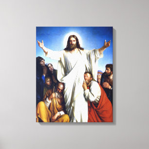 Carl Bloch-Kunstwerk, Christus Colsulator Leinwanddruck