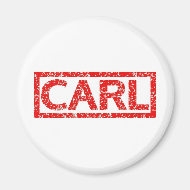 Carl Briefmarke Magnet (Vorne)