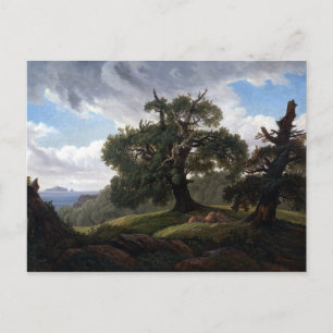Carl Gustav Carus Gedächtnis einer waldreichen Ins Postkarte