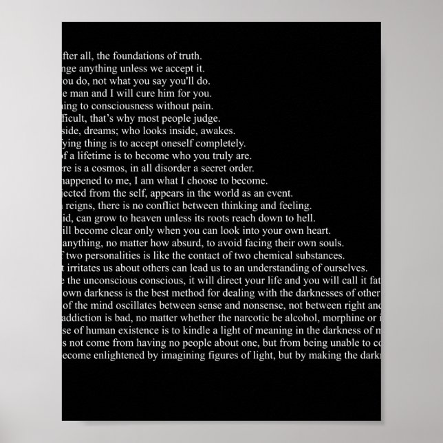 Carl Jung Quotes Poster (Vorne)