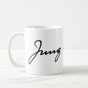 Carl Jung Signatur Kaffeetasse