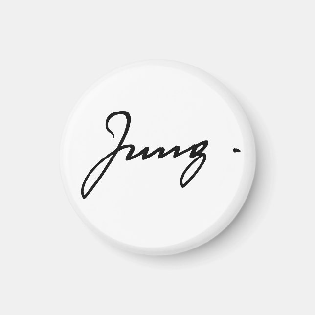 Carl Jung Signatur Magnet (Vorne)