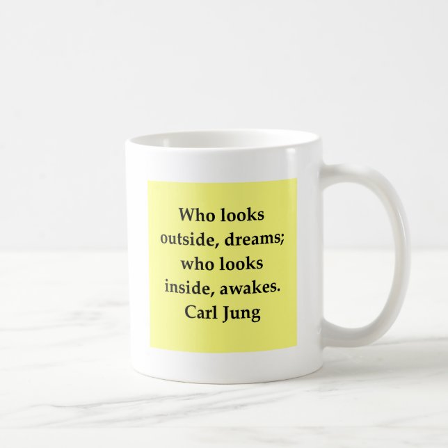 Carl Jung Zitat Kaffeetasse (Rechts)