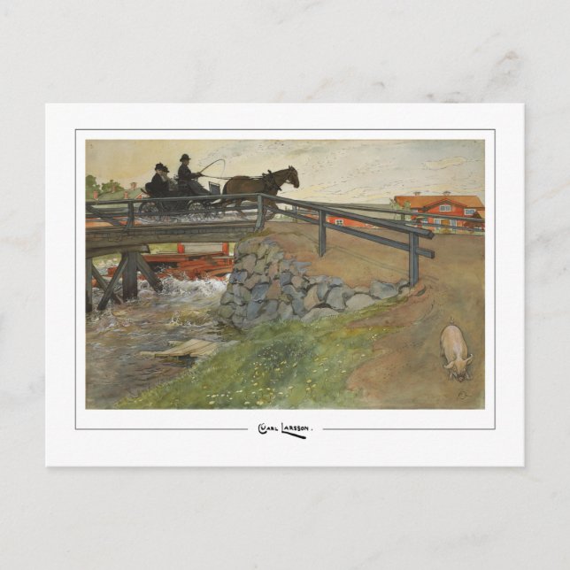 Carl Larsson #134 - Fine Art Postcard Postkarte (Vorderseite)