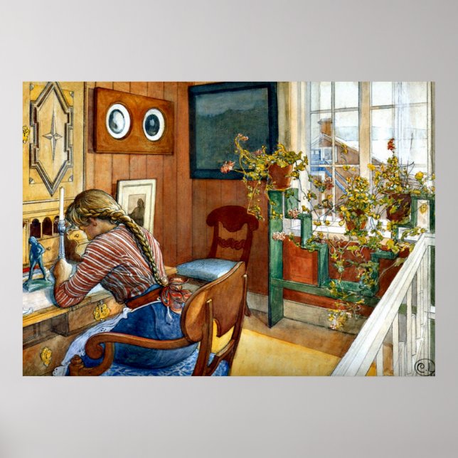 Carl Larsson art - Korrespondenz Poster (Vorne)