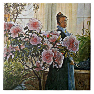 Carl Larsson - Azalea, Fliese
