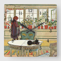 Carl Larsson - Blume über das Windows