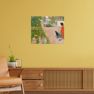 Carl Larsson Gemälde, Brücke, Poster