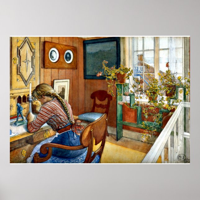 Carl Larsson - Korrespondenz Poster (Vorne)