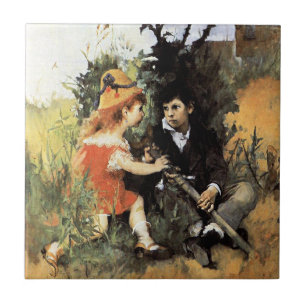 Carl Larsson Kunstwerk, Clair Obscur, Fliese