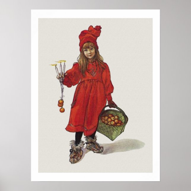 Carl Larsson Little Swedish Girl Brita as Iduna Poster (Vorne)