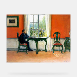 Carl Larsson - Pflichtlektüre Acrylschild