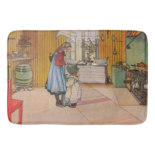 Carl Larsson The Kitchen Badematte (Vorderseite)